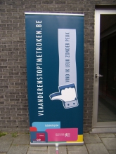Roll-up banner Vlaanderen stopt met roken